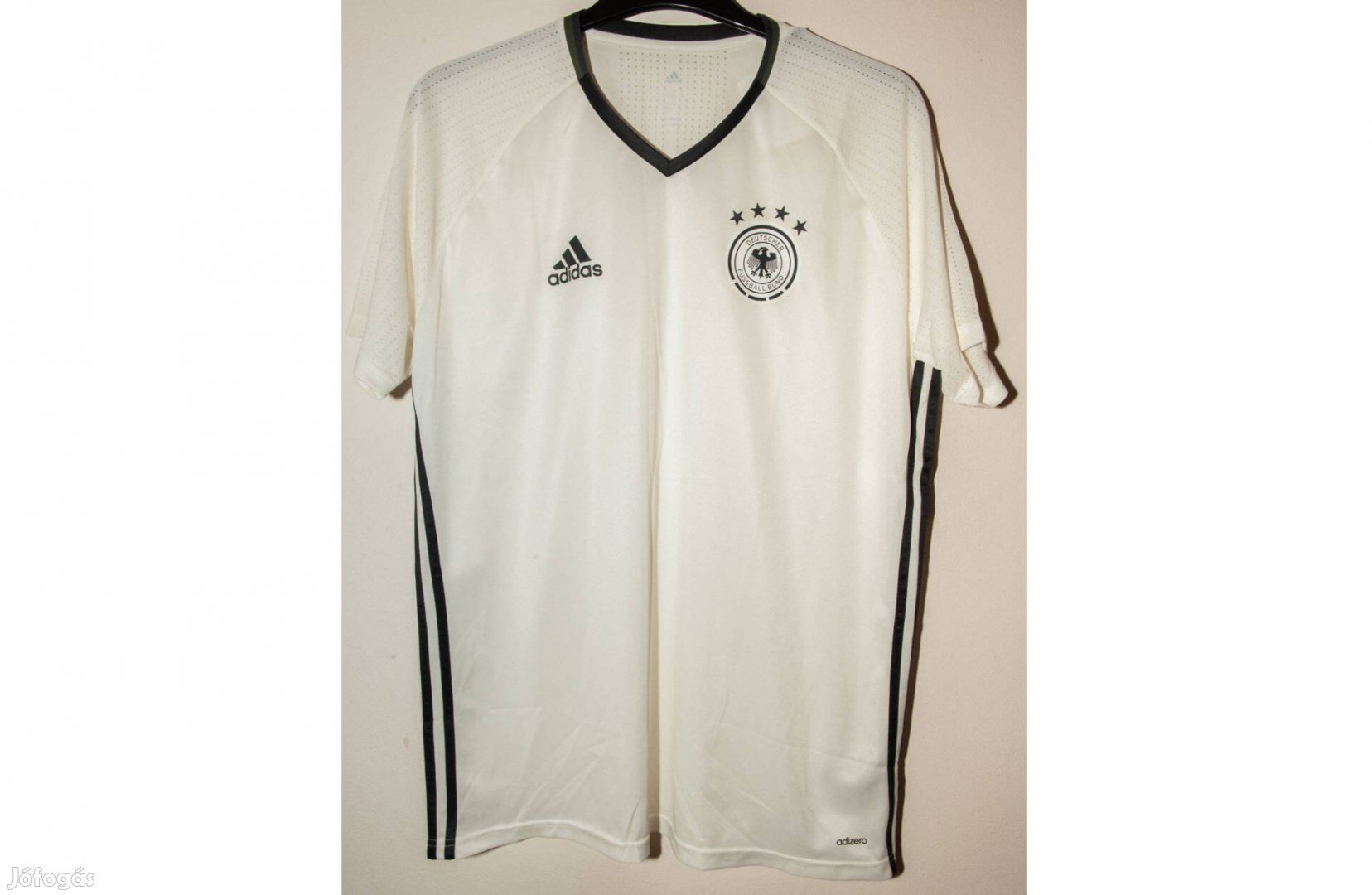 Német válogatott fehér adidas adizero XL focimez