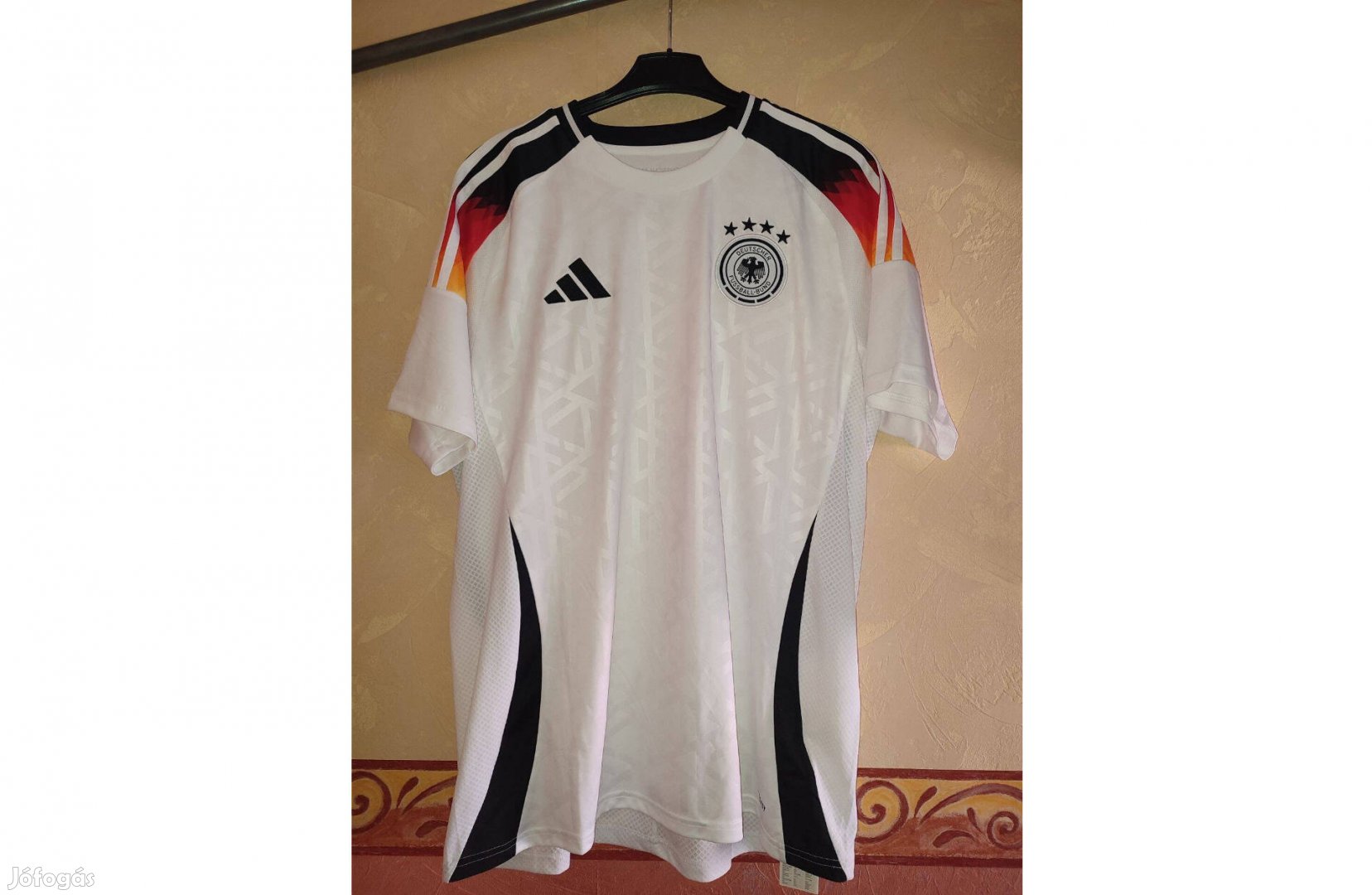 Német válogatott fehér eredeti adidas EURO2024 mez (S, XL)