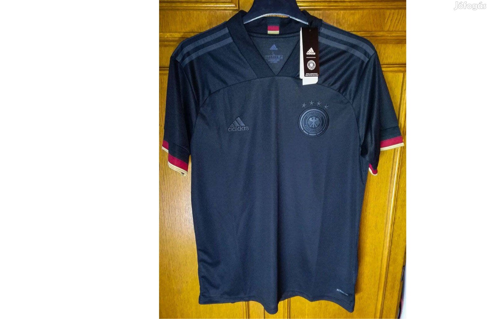 Német válogatott fekete eredeti adidas 2020as mez (L)