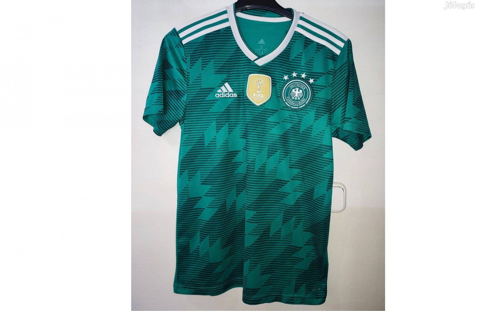 Német válogatott zöld eredeti adidas 2018-19 mez (S)
