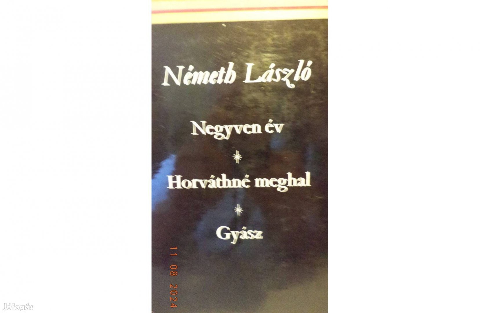 Németh László: Negyven év - Horváthné meghal - Gyász