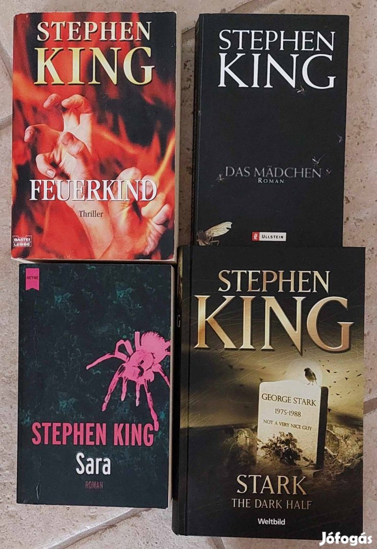 Németnyelvű Stephen King könyvek