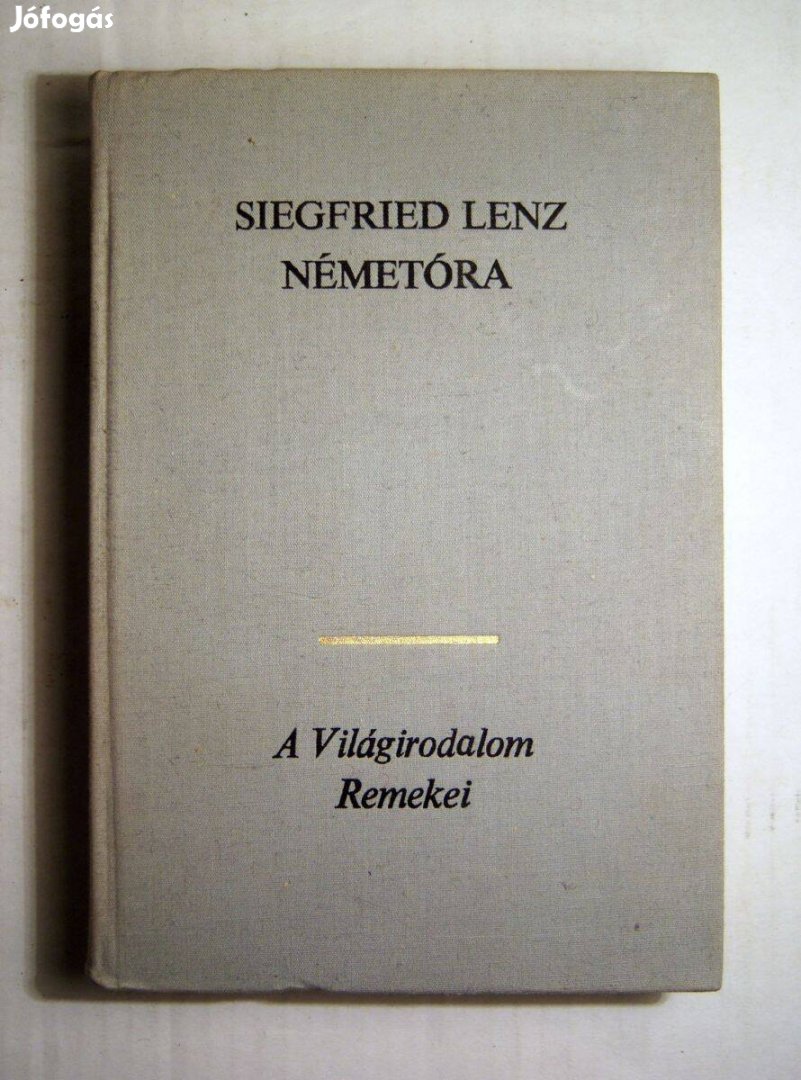 Németóra (Siegfried Lenz) 1982 (foltmentes) 5kép+tartalom