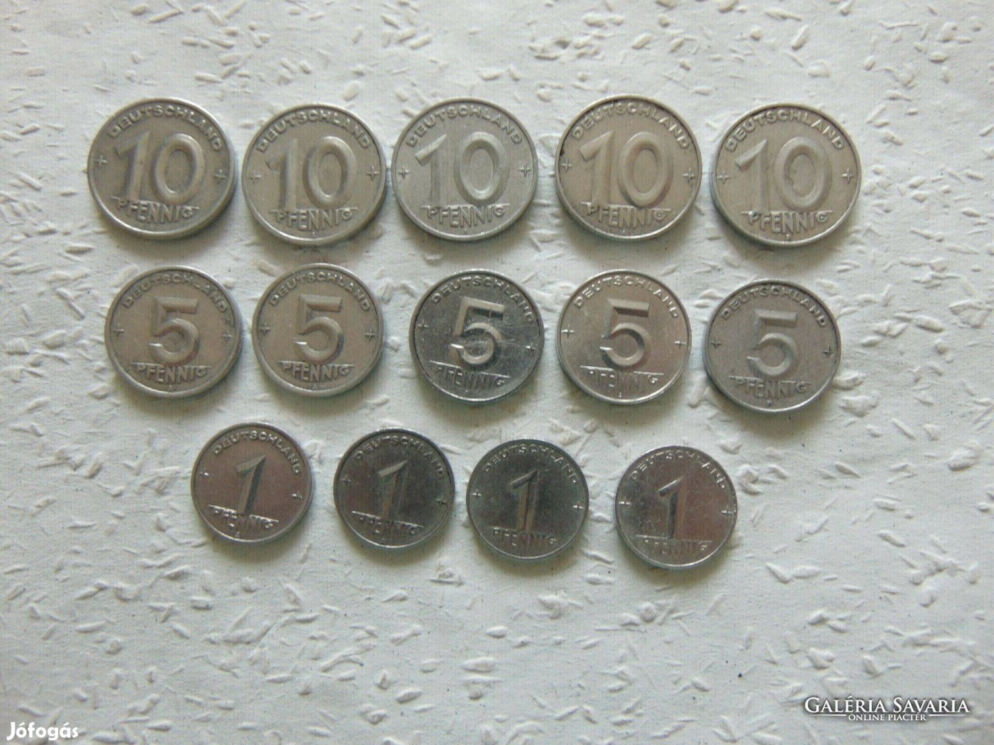 Németország 14 darab pfennig fémpénz LOT !