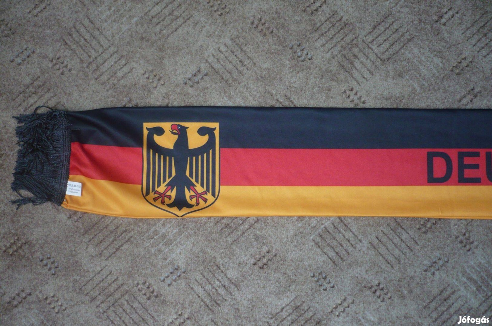 Németország Deutschland NSZK selyem szurkoló sál