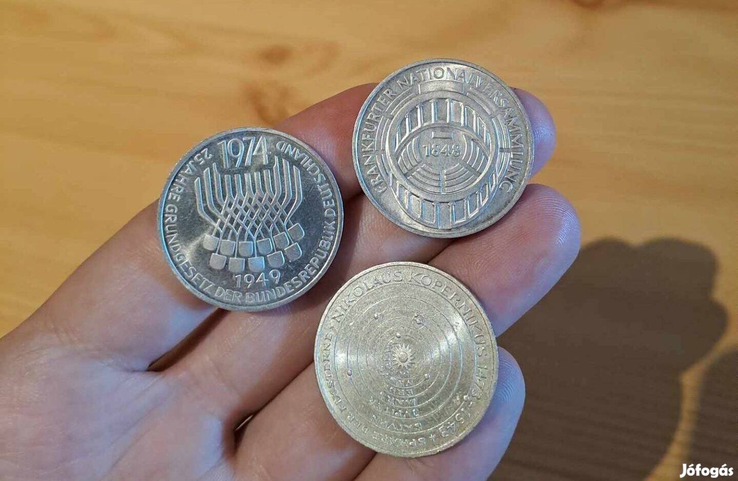 Németország ezüst 5 márka érme