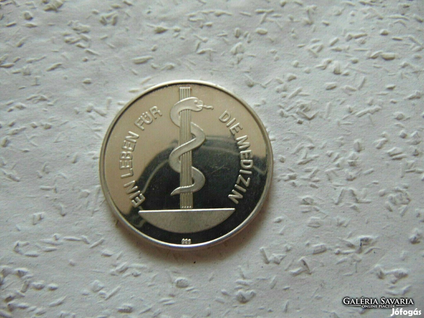 Németország ezüst emlékérem 1975 PP 23.02 gramm 925 - ös ezüst
