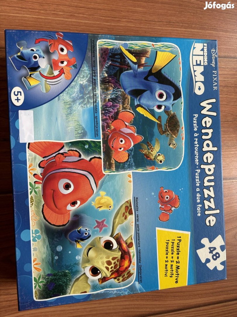 Nemo gyerek kétoldalas puzzle 48db eladó