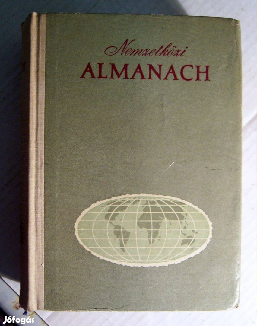 Nemzetközi Almanach Radó Sándor 1960 nyomdahibás 8képtartalo