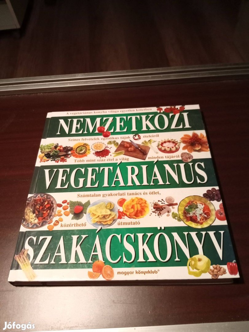 Nemzetközi vegetariánus szakácskönyv eladó