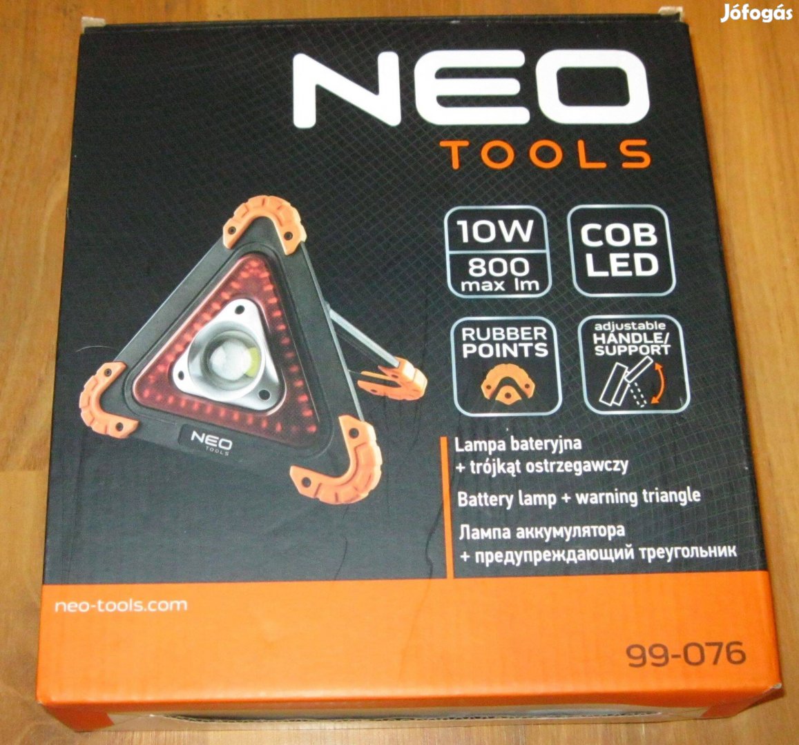 Neo Tools 2 in 1 világító elakadásjelző és elemlámpa