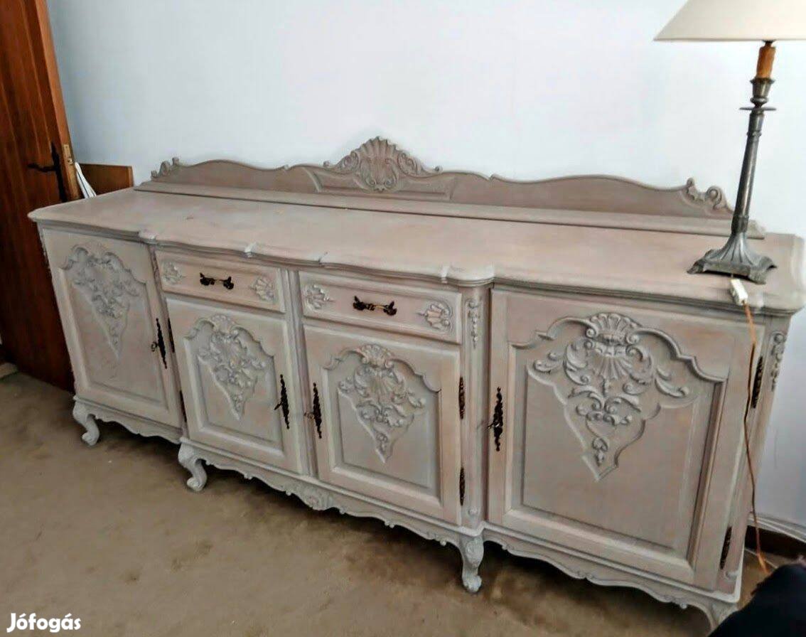 Neobarokk 240 cm -es provence tálaló-komód