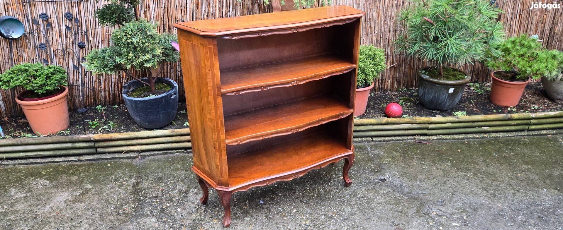 Neobarokk-chippendale könyvespolc - polc 105 cm magas