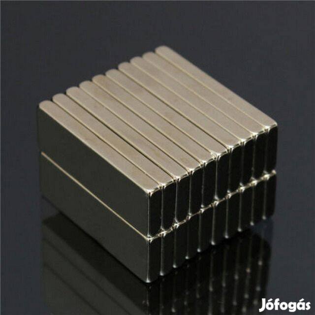 Neodym Neodímium N50 Mágnes Hasáb Tégla 30x10x3mm