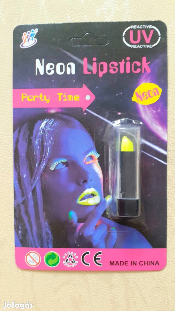 Neon Lipstick , uv fényben világító rúzs