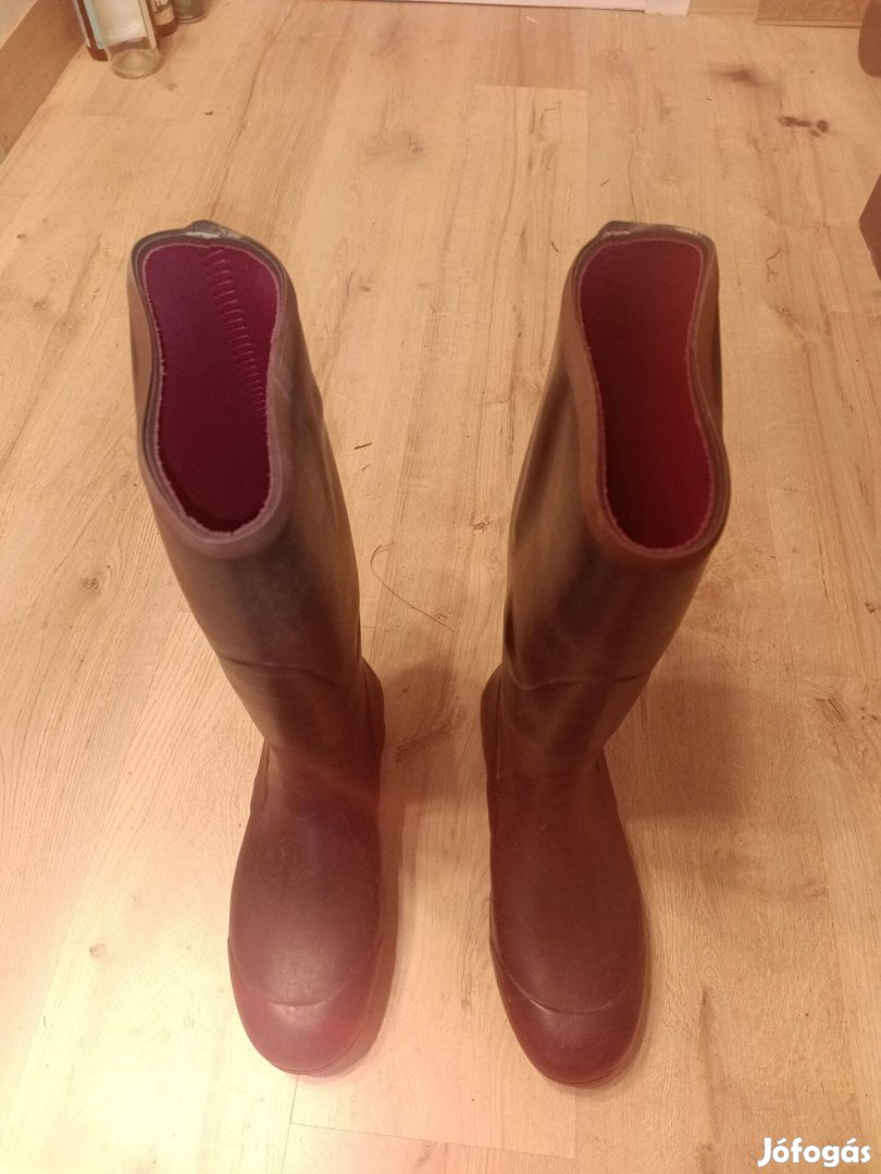 Neoprén bélésű használt vadász gumicsizma belebújós