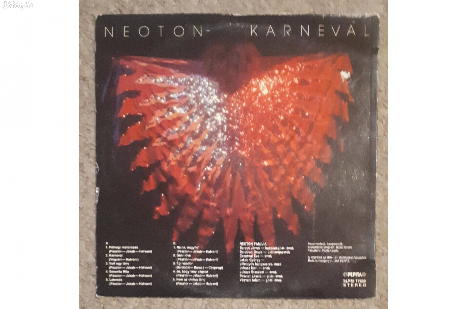 Neoton Família: Karnevál 1984. LP, Bakelit, Hanglemez, Lemez