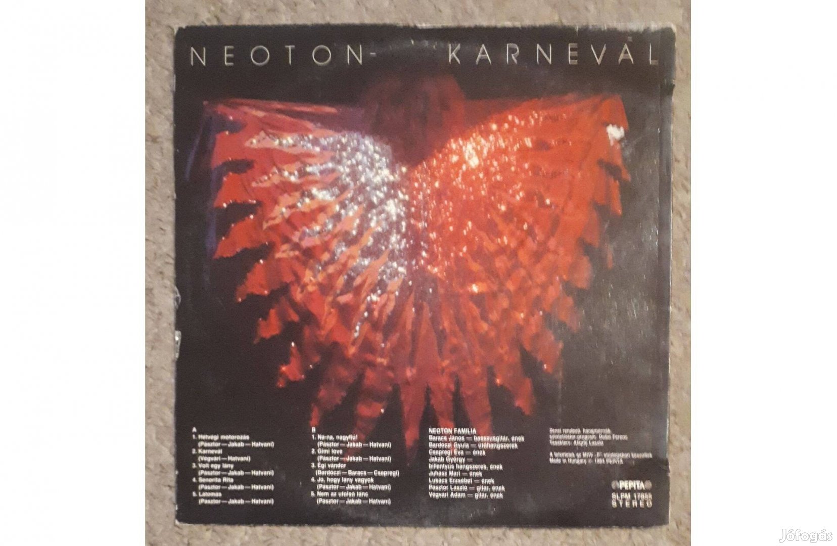 Neoton Família: Karnevál 1984. LP, Bakelit, Hanglemez, Lemez