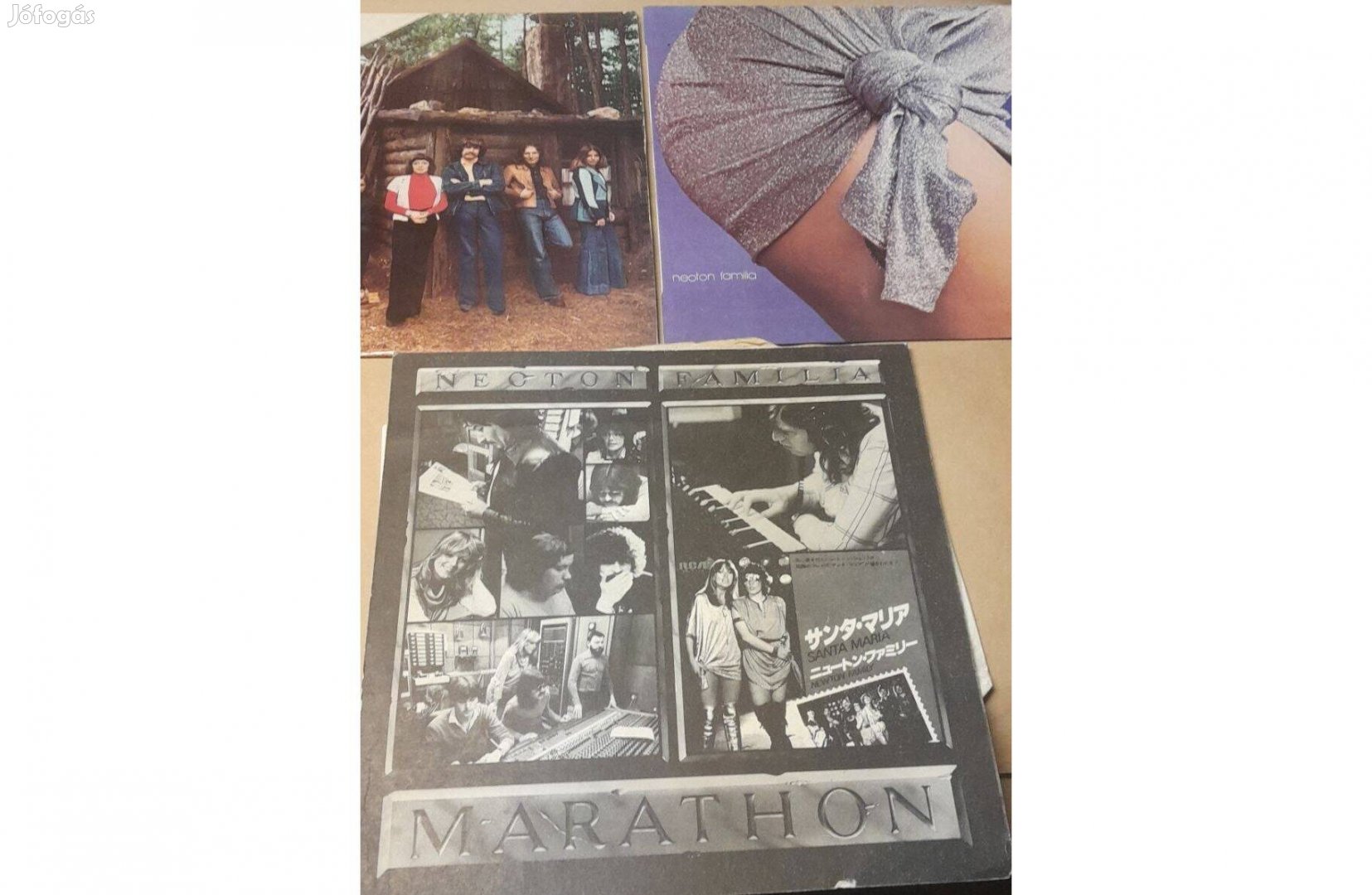 Neoton bakelit lemez, 3 db egyben