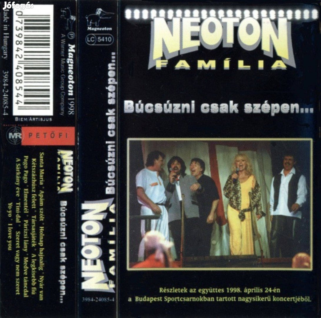 Neoton familia búcsúzni csak szépen