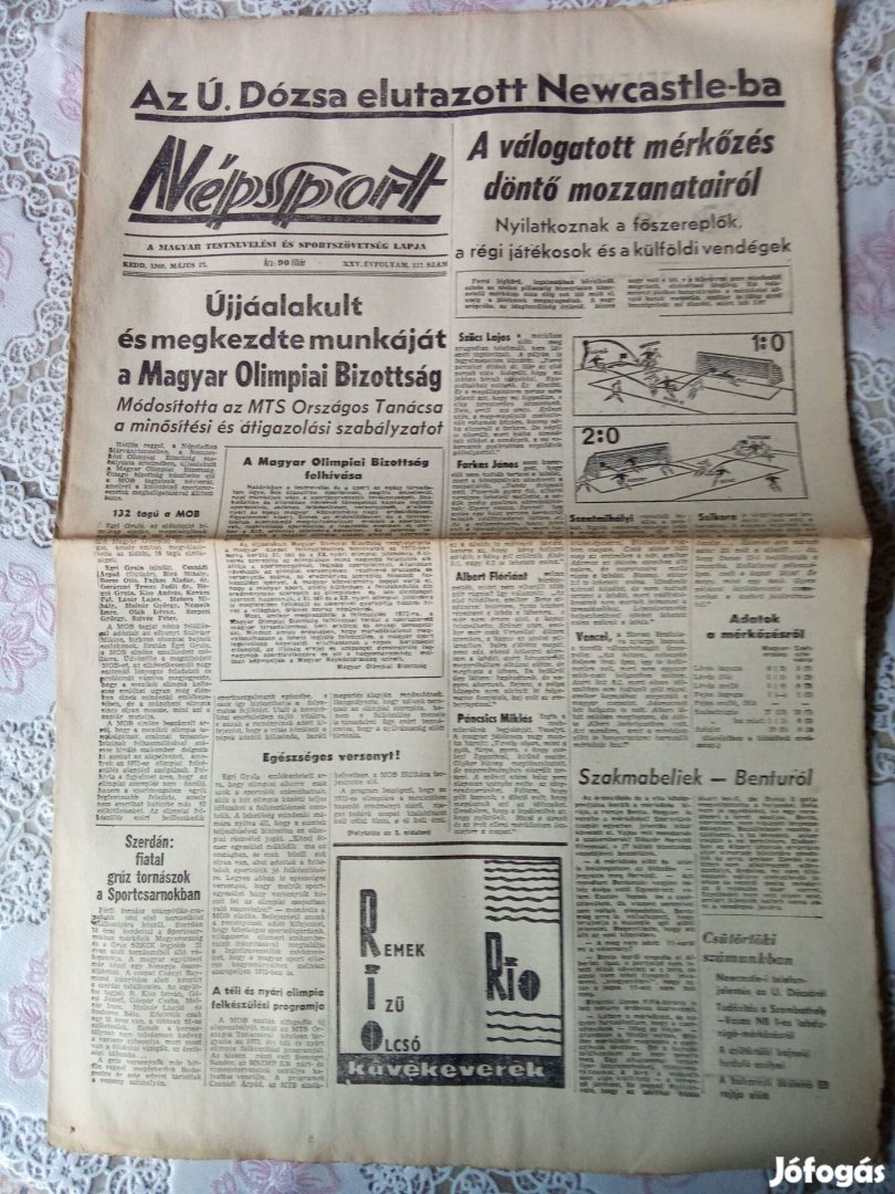 Népsport napilap 1969. május 27.