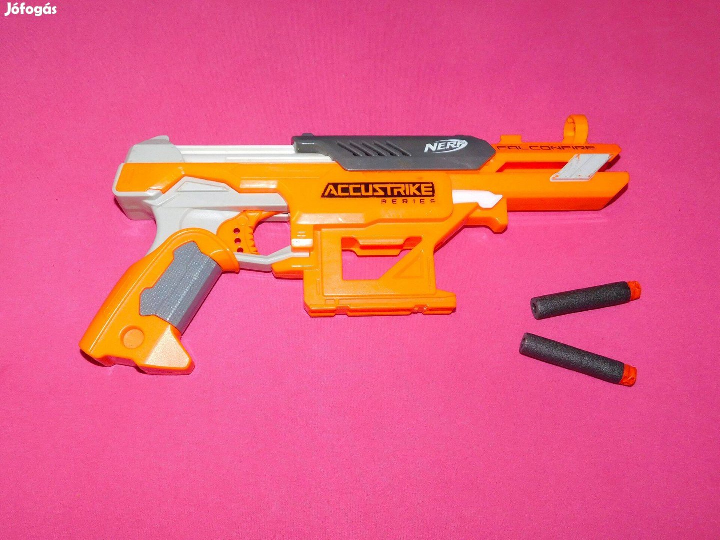 Nerf Accustrike szivacslövedékes játékfegyver, játékpuska, 35 cm