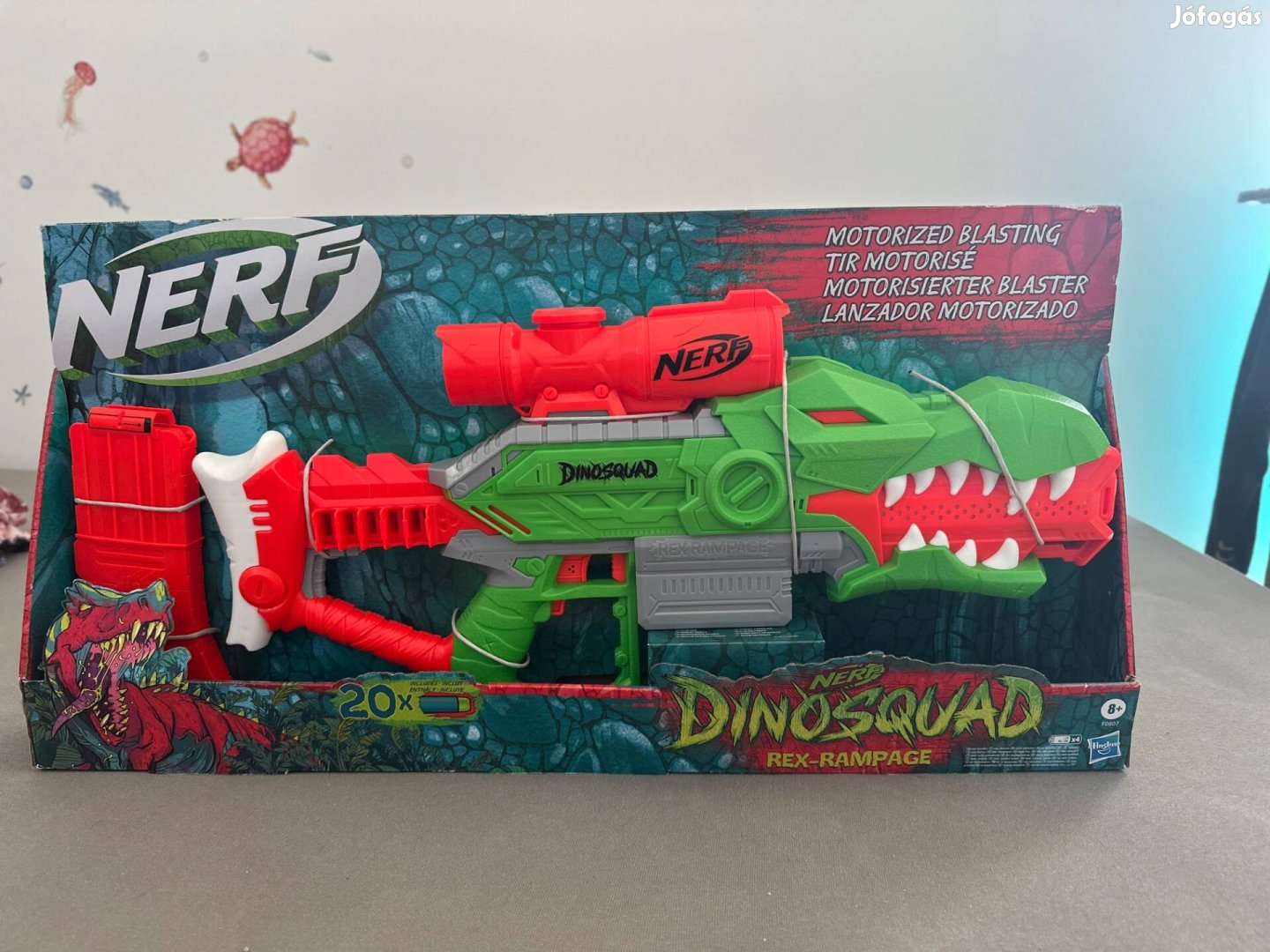 Nerf Dinosquad Rex rampage fegyver