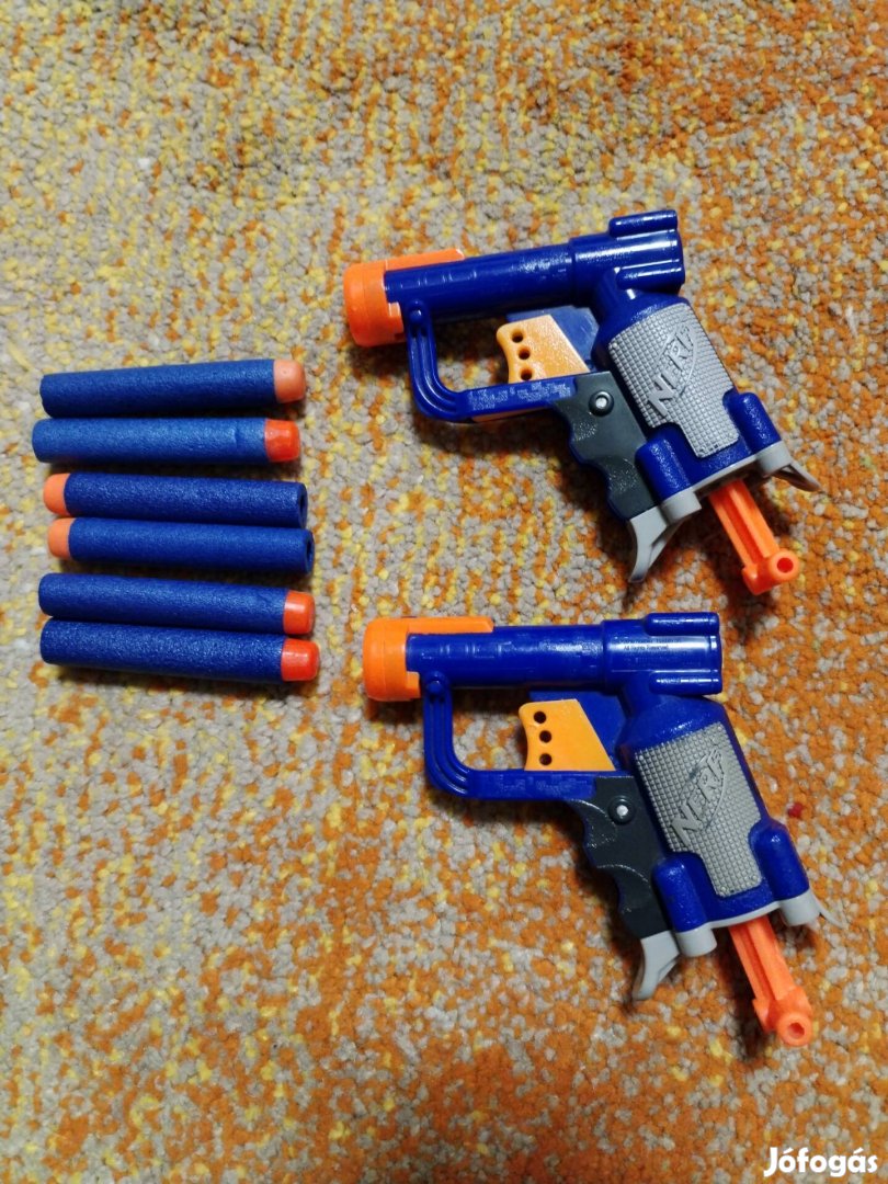 Nerf Jolt szivacs lövő játék pisztoly csomag 