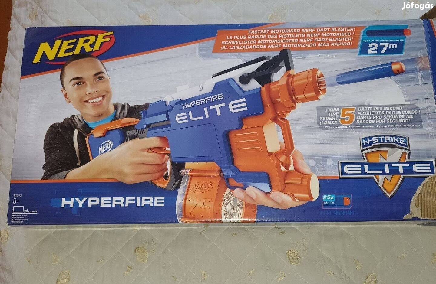 Nerf N-Strike Elite Hyperfire elektromos Hasbro játékfegyver