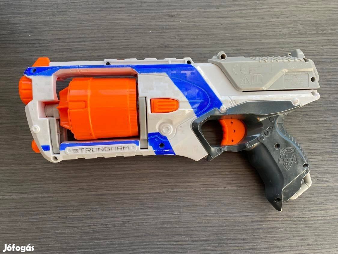 Nerf N Strike Elite Strongarm Toy Blaster forgó hordóval