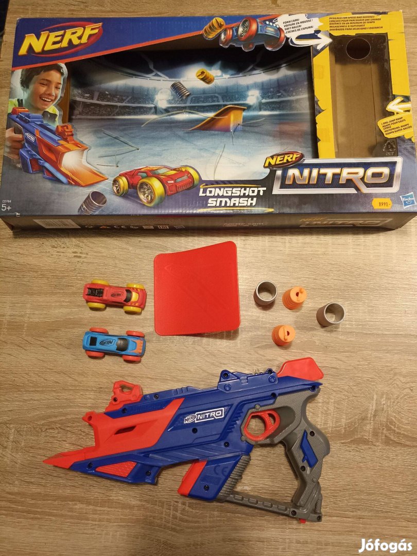 Nerf Nitro Longshot smash - autókilövő játék hibátlan állapotban