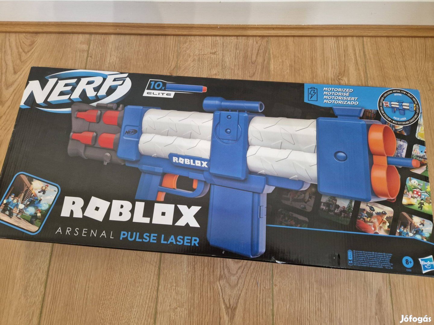 Nerf Roblox Arsenal Pulse Laser szivacslövő fegyver új bontatlan