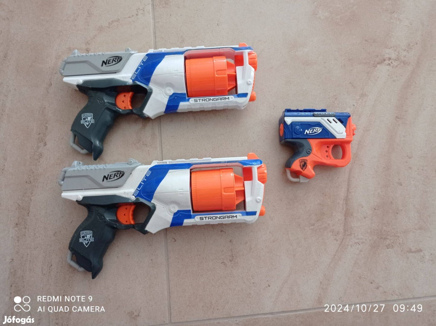 Nerf Strongarm Duó +Reflex IX-1 szivacslövő eladó!