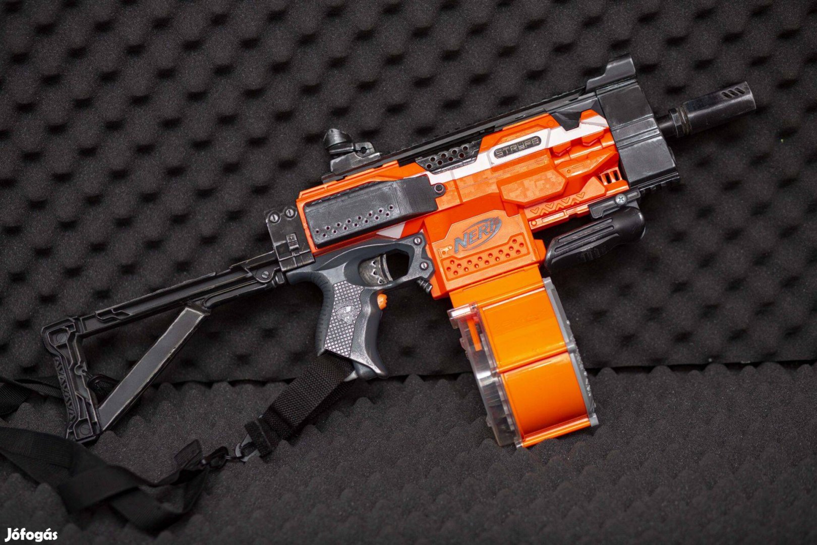 Nerf Stryfe 12V/ 3S lipo upgrade- low crush ~ 100 FPS