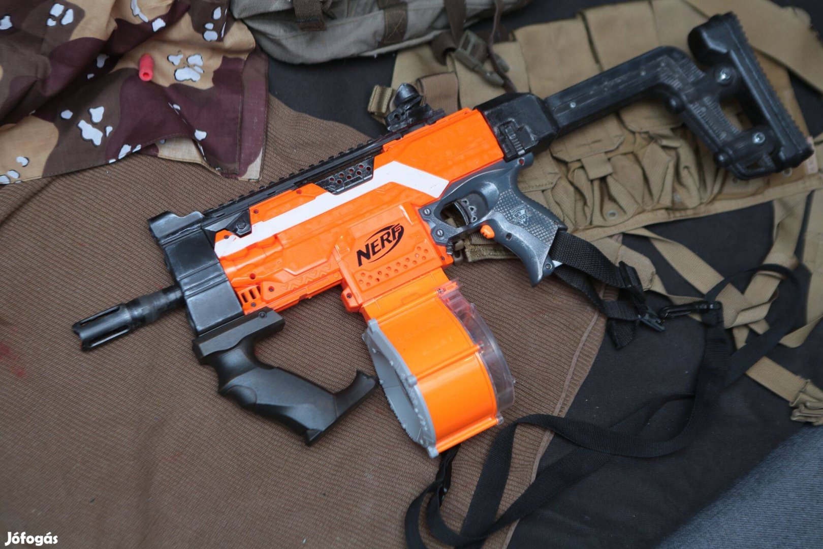 Nerf Stryfe Tactical 3S Lipo mod / kriss vector/ dobtár