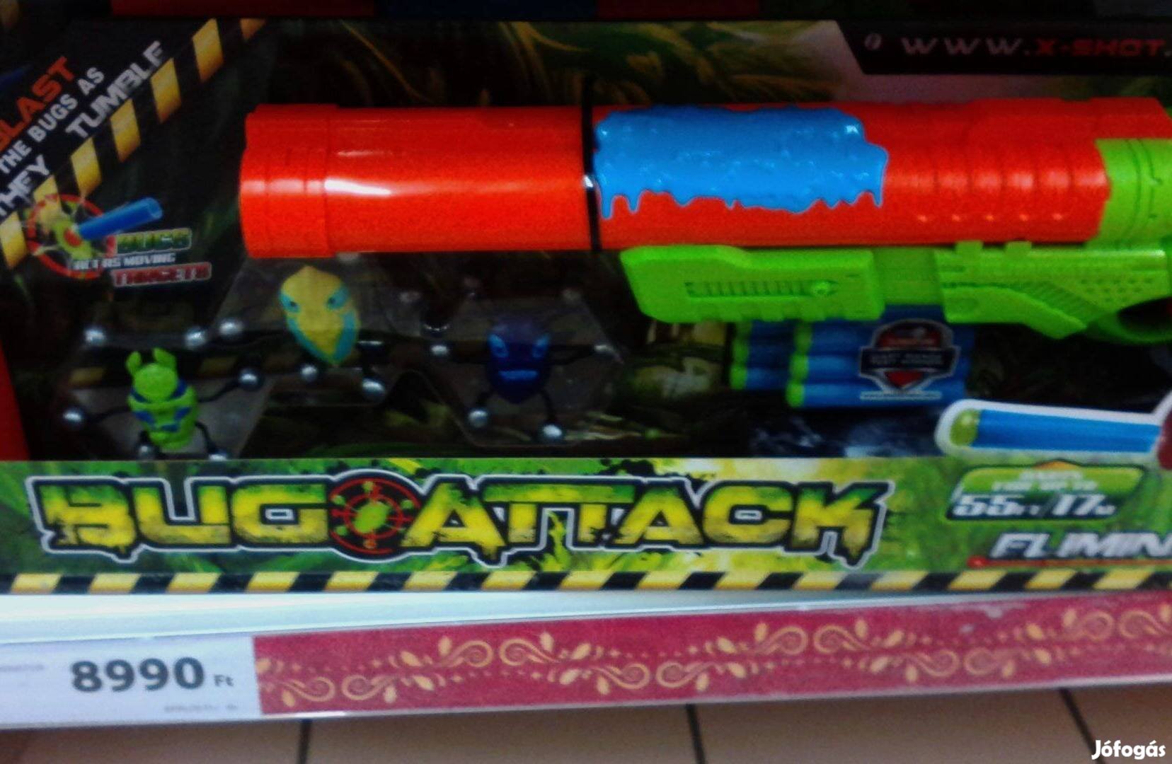 Nerf Szivacslövő X shot bug attack Bontatlan