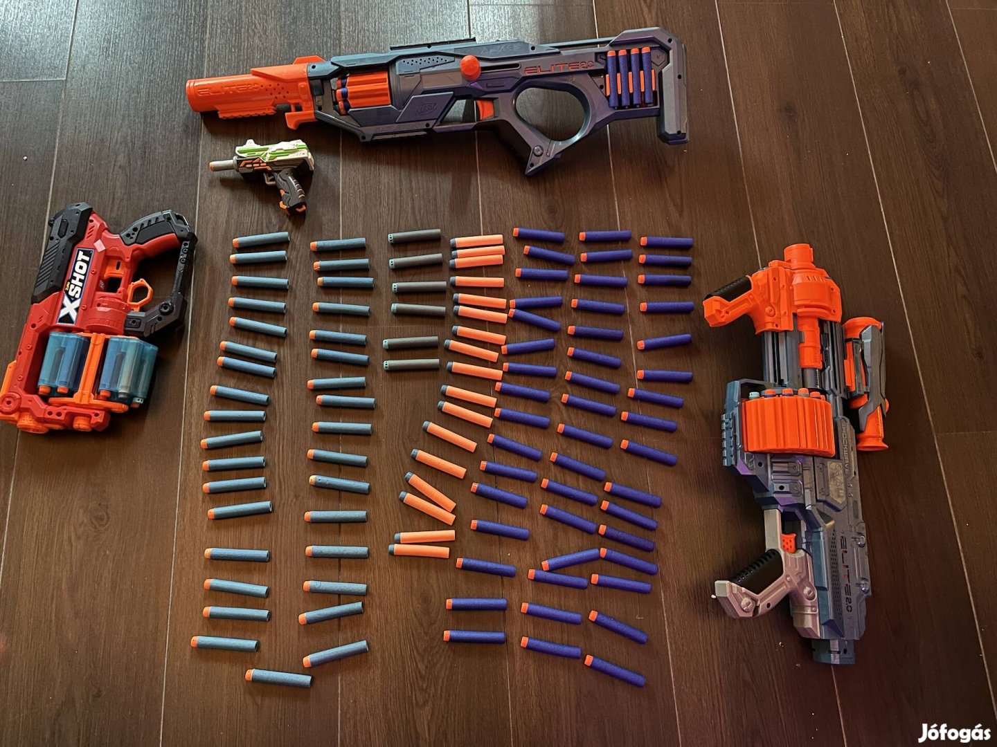 Nerf és Xshot jatekpiskák