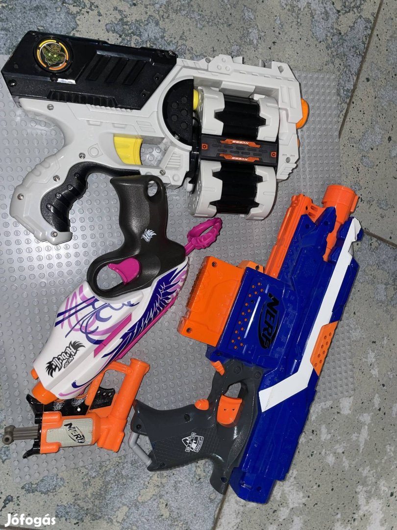 Nerf puskák 4db