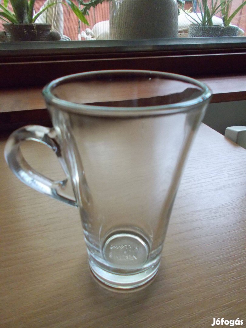Nescafe Milano (kb. 270 ml) edzett üvegből készült pohár, latte pohár