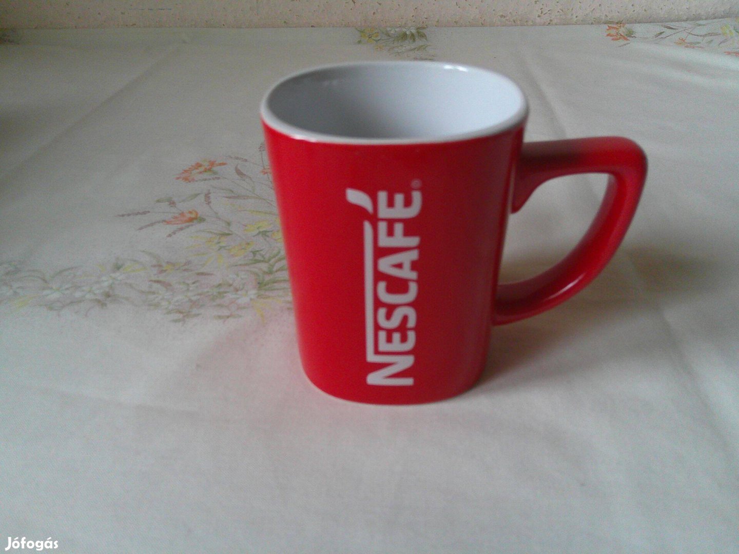 Nescafé porcelán kávés csésze, bögre Kétoldalas felirattal