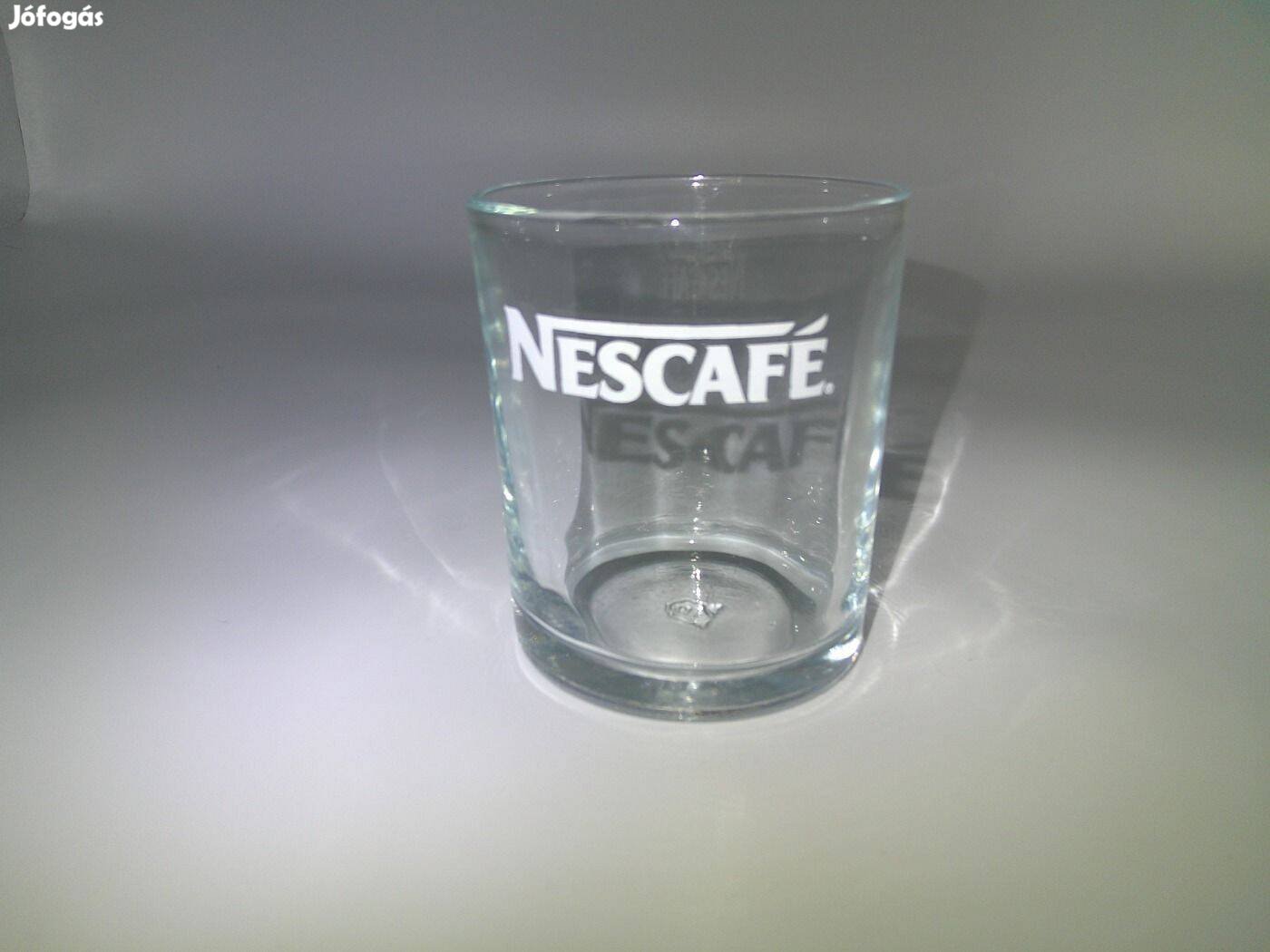 Nescafé üveg kávés pohár