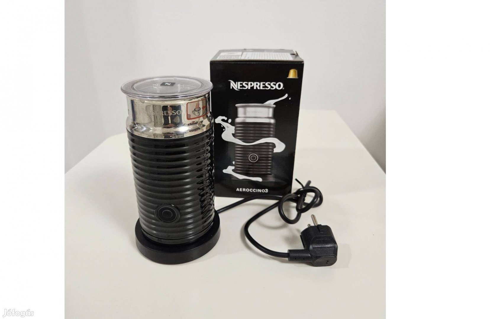 Nespresso Aeroccino3 fekete tejhabosító