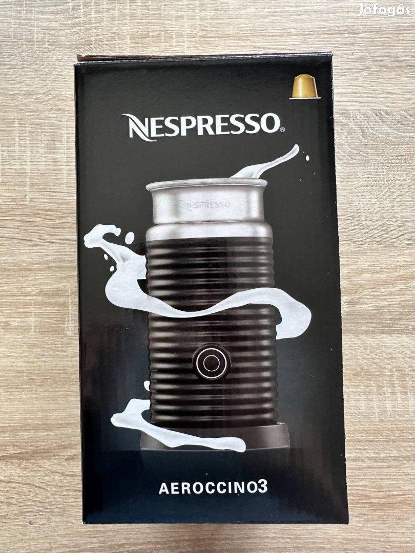 Nespresso Aeroccino 3, teljesen uj fekete