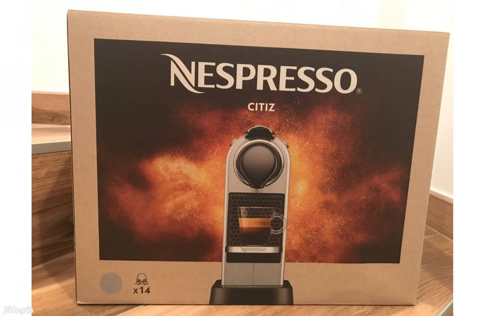 Nespresso Citiz ezüst színű kávéfőzőgép