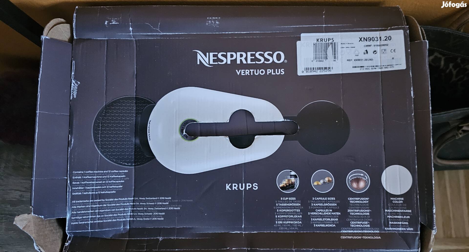 Nespresso Vertuo Plus kávégép