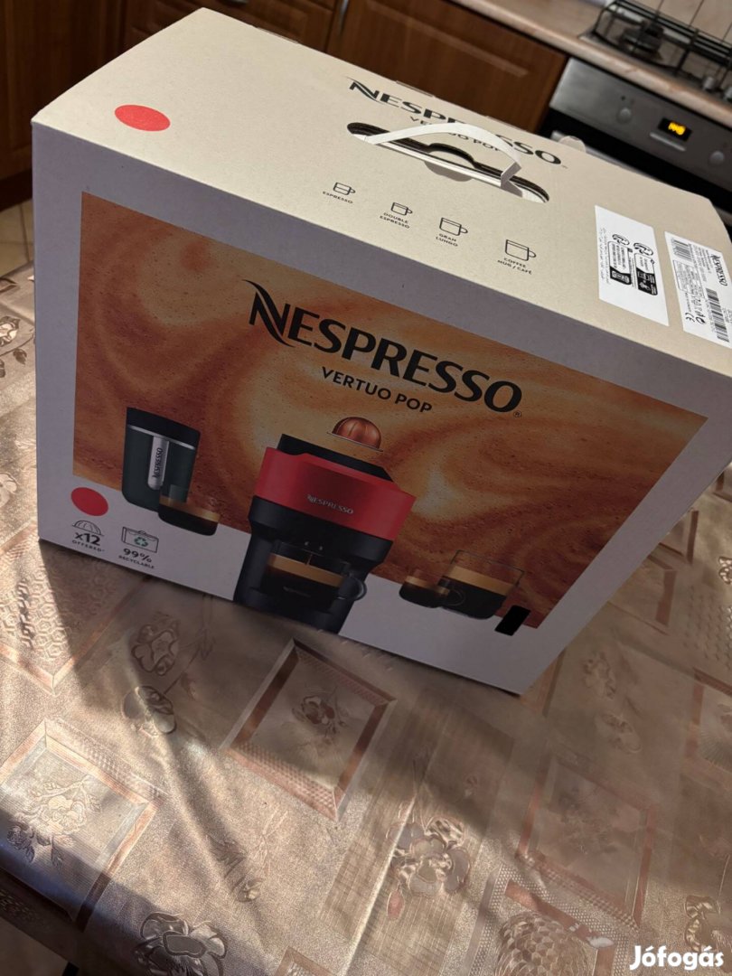 Nespresso Vertuo Pop piros kávéfőző eladó