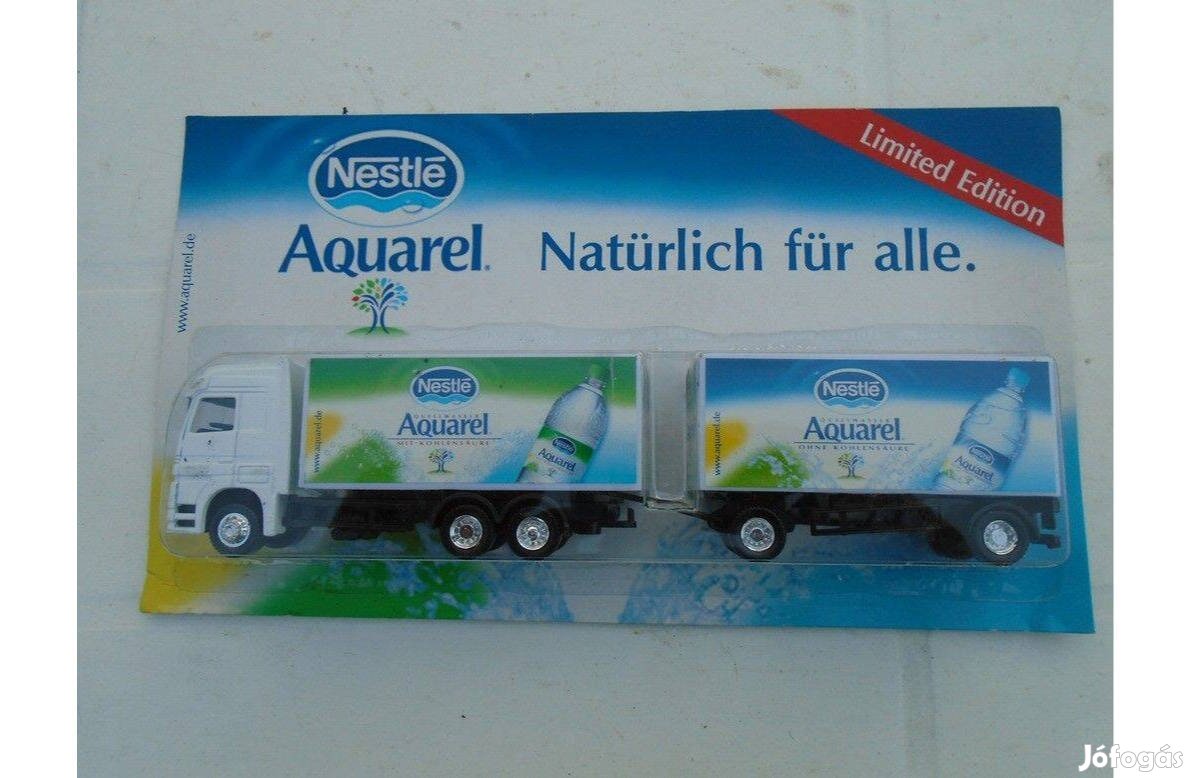 Nestlé Aquarel - Ásványvíz - Mercedes Kamion és utánfutó Dioráma