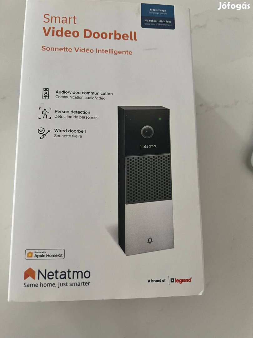 Netatmo videos kapucsengo Nincs Szallitas!