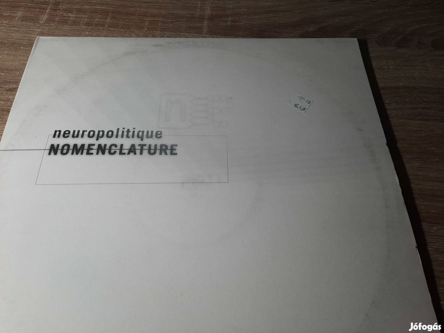 Neuropolitique - Nomenclature dupla maxi bakelit lemez lp vinyl!