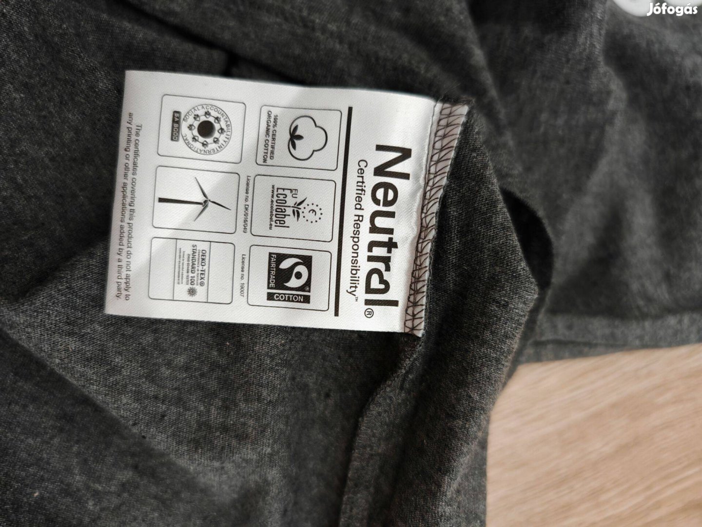 Neutral biopamut uj női póló M